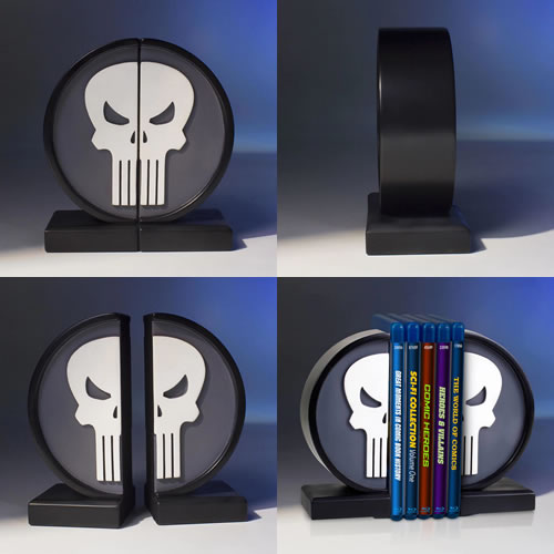 Bookends - Marvel - The Punisher Logo