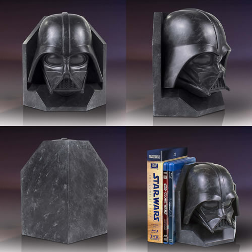 Bookends - Star Wars - Darth Vader Stoneworks Faux Marble Bookend