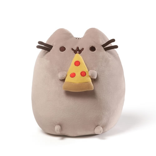 Pusheen Plush - Snackables - 9.5" Pusheen w/ Pizza