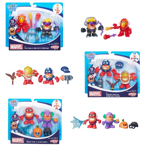 Playskool - Mr Potato Head Mash Up Figures - Marvel Deluxe 2-Pack Figure Assortment - AS01