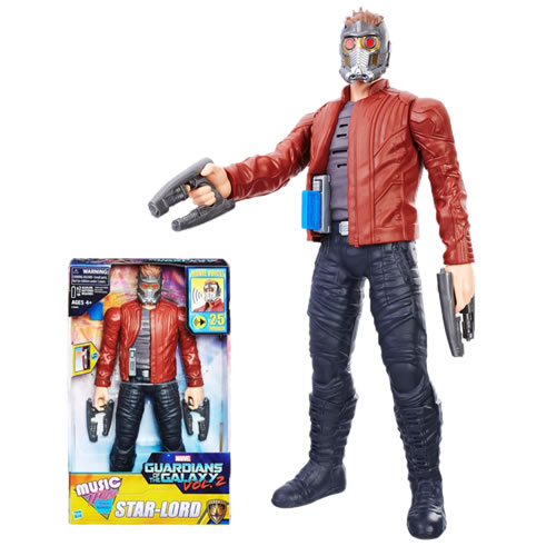 Guardians Of The Galaxy Figures - 12" Electronic Music Mix Star Lord - 0000