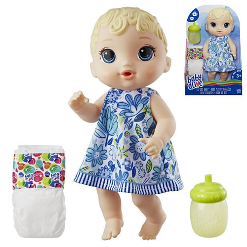 Baby Alive Dolls - Lil' Sips Baby (Blonde) - AX00