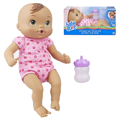 Baby Alive Dolls - Luv n Snuggle Baby (Brunette) - AX00