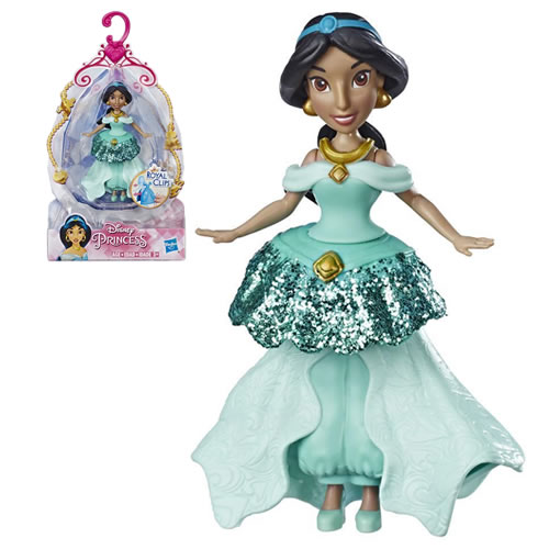 Disney Princesses Dolls - Small Doll Royal Clips Jasmine - AX01