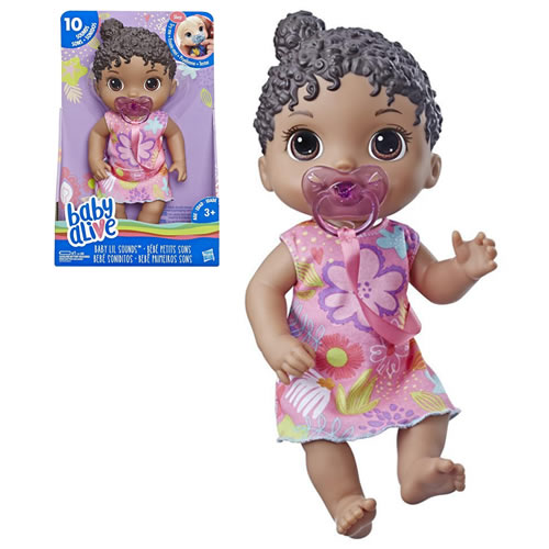 Baby Alive Dolls - Lil Sounds Baby (African American) - AX01