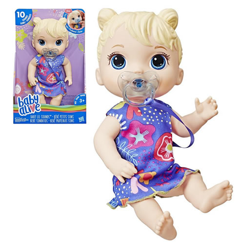 Baby Alive Dolls - Lil Sounds Baby (Blonde) - AX02