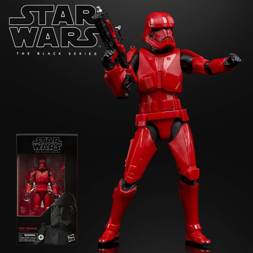 Star Wars Figures - Ep IX The Rise Of Skywalker - 6" Black Series Sith Trooper - AX00