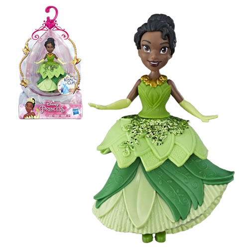 Disney Princesses Dolls - Small Doll Royal Clips Tiana - AX01