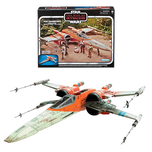 Star Wars Vehicles - 3.75" Vintage Collection - Ep IX TROS - Poe Dameron's X-Wing - AS00