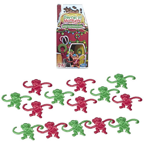 Games - Barrel Of Monkeys Candy Cane Holiday Edition - U080