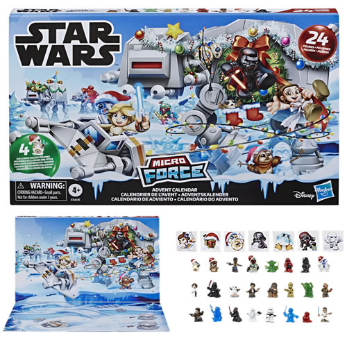 Star Wars Figures - Micro Force Advent Calendar Holiday Display - AS00