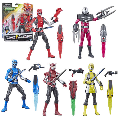 Power Rangers Figures - Beast Morphers - 6" Figure Assortment - AS00