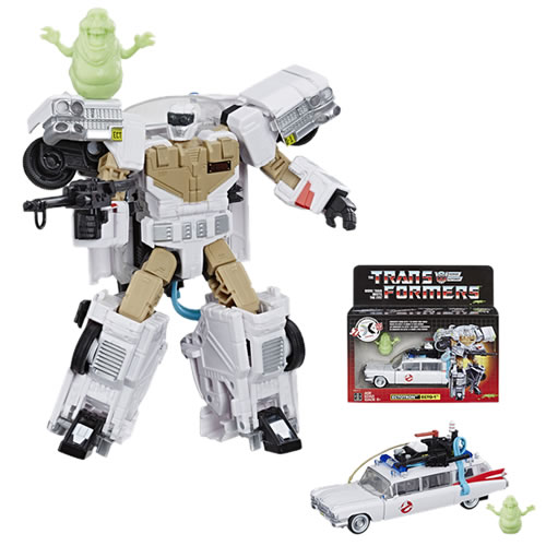 Transformers Generations Figures - Ghostbusters Mash-Up Ecto-1 Ectotron - AS00