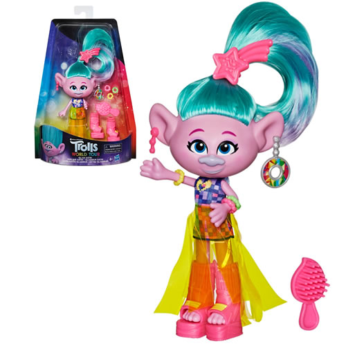 DreamWorks Trolls Dolls - World Tour - Glam Satin Doll - 5X00