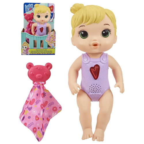 Baby Alive Dolls - Happy Heartbeats Baby (Blonde) - 5L00