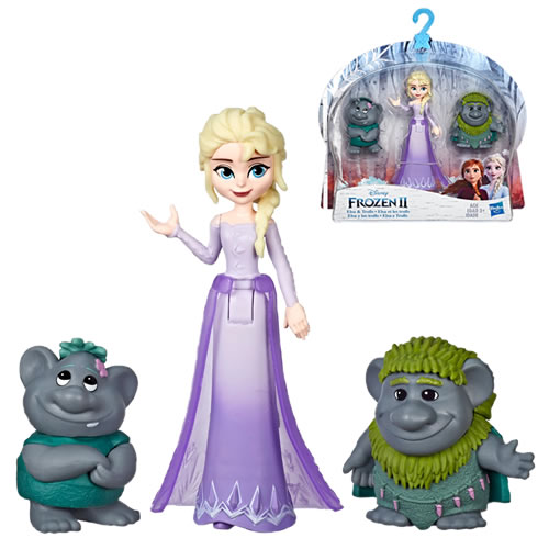 Frozen 2 Dolls - Small Dolls And Friends Elsa And Trolls - AX00