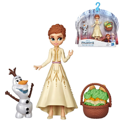 Frozen 2 Dolls - Small Dolls And Friends Anna And Olaf - AX00