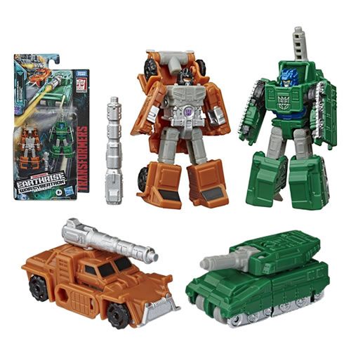 Transformers Generations Figures - WFC: Earthrise - Micromasters Bombshock & Growl - 5X00