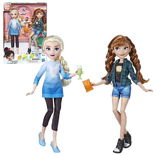 Disney Princesses Dolls - Ralph Breaks The Internet - Elsa And Anna 2-Pack - U080