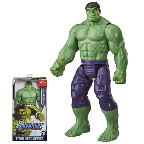 Avengers Figures - 12" Titan Hero Series - Blast Gear Deluxe Hulk - 5L00