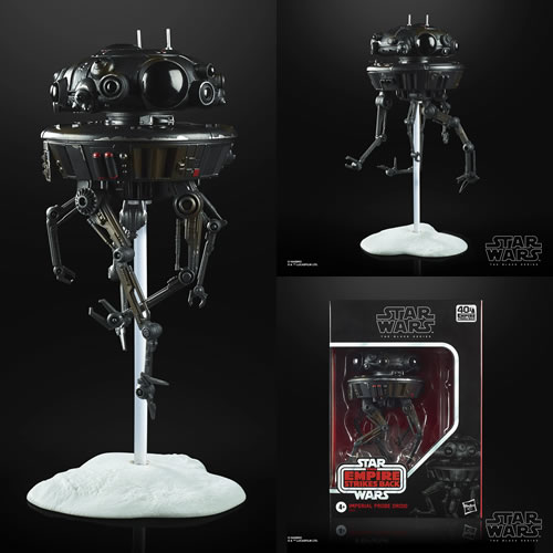 Star Wars Figures - Ep IV 40th Anniversary - 6" Black Series Imperial Probe Droid Dlx - 5L00