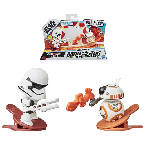 Star Wars Figures - Battle Bobblers - Stormtrooper Vs BB-8 2-Pack - 5X00