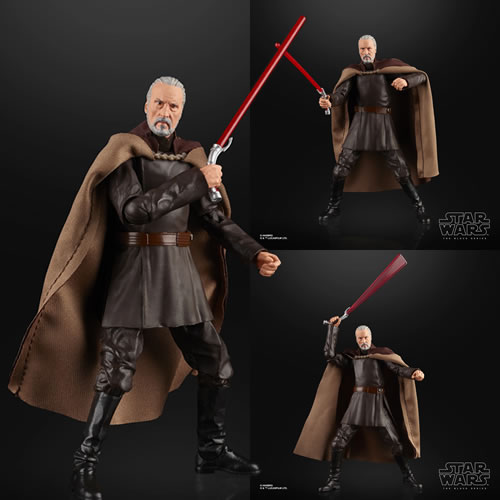 Star Wars Figures - Clone Wars - 6" Black Series Count Dooku - AX00