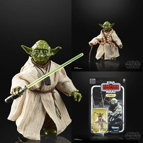 Star Wars Figures - Ep IV 40th Anniversary - 6" Black Series Yoda - 5X00