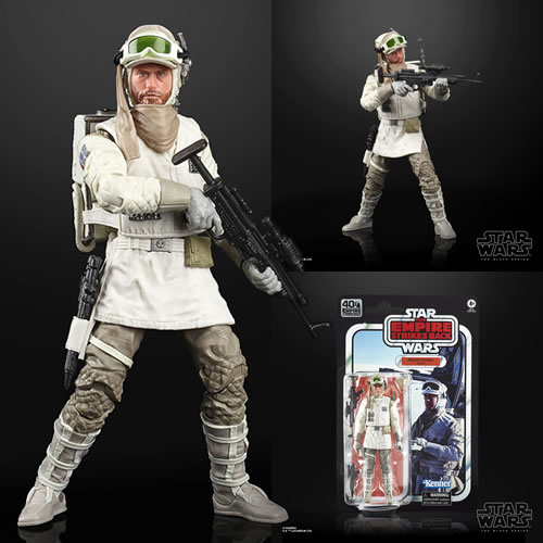 Star Wars Figures - Ep IV 40th Anniversary - 6" Black Series Rebel Soldier (Hoth) - 5X00