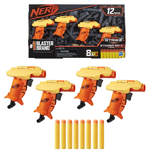 Nerf Alpha Strike - Stinger SD-1 Blaster 4-Pack - 0000