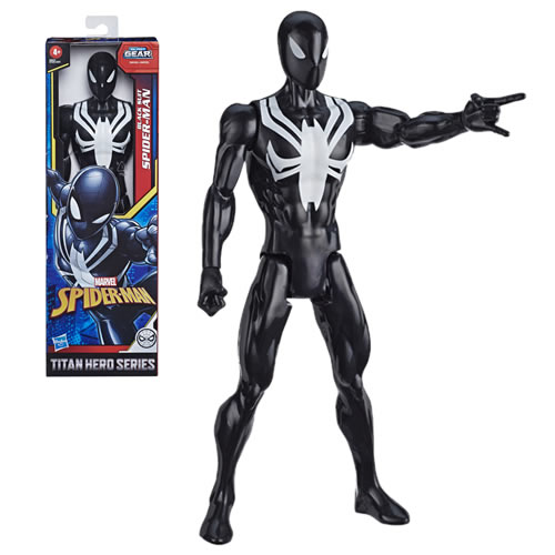 Spider-Man Figures - 12" Titan Hero Series - Black Suit Spider-Man - 5X00