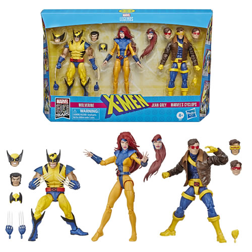 Marvel Legends 6" Figures - 80th Anniversary Series - X-Men 3-Pack