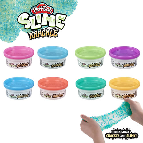 Play-Doh - Slime - Krackle Slime Single Can Assortment - 5L00