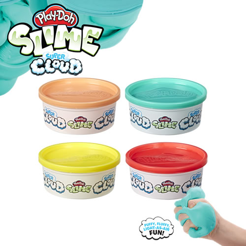 Play-Doh - Slime - Super Cloud Slime Single Can Assortment - 5L00