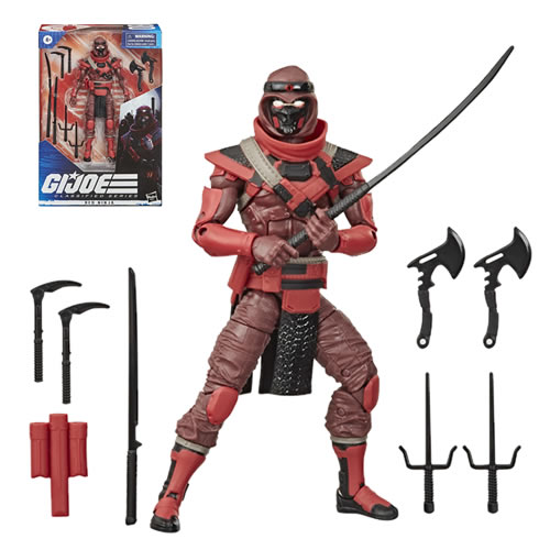 G.I. Joe Figures - 6" Classified Series - Red Ninja - 5X00