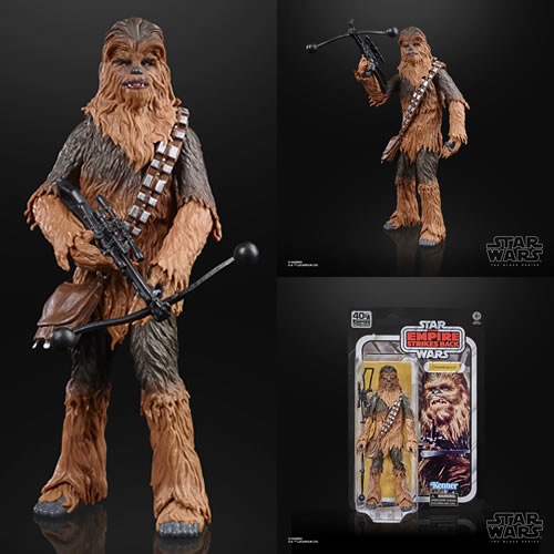 Star Wars Figures - Ep V 40th Anniversary - 6" Black Series Chewbacca - 5X00