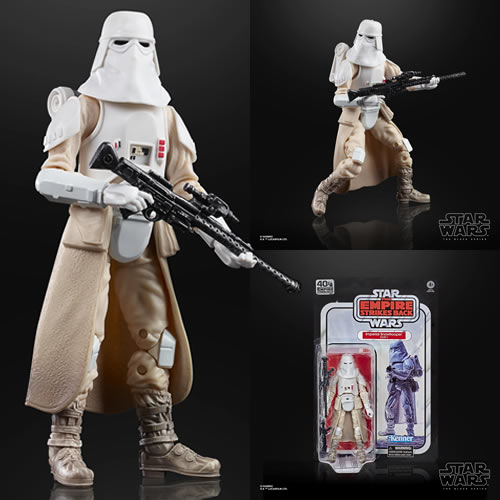 Star Wars Figures - Ep V 40th Anniversary - 6" Black Series Snowtrooper - 5X00