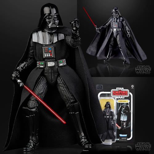 Star Wars Figures - Ep V 40th Anniversary - 6" Black Series Darth Vader - 5X00