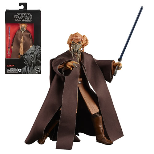 Star Wars Figures - The Clone Wars - 6" Black Series Plo Koon - AX00