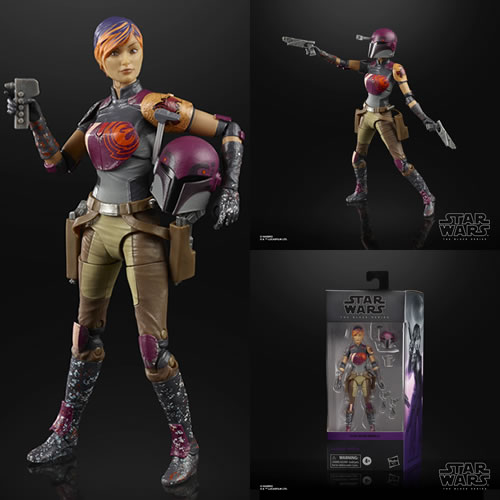 Star Wars Figures - SW Rebels - 6" Black Series Sabine Wren - 5L00