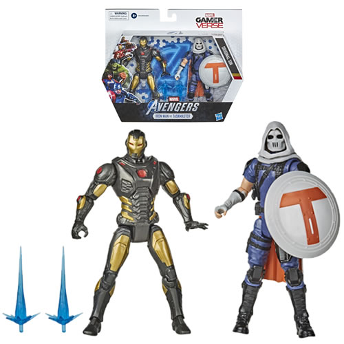 Avengers Figures - Marvel Gamerverse - 6" Iron Man And Task Master 2-Pack - 5X00