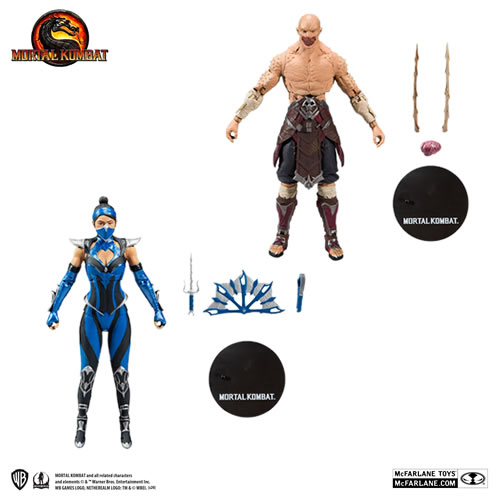 Mortal Kombat Figures - S03 - 7" Scale MKXI Baraka & Kitana Assortment