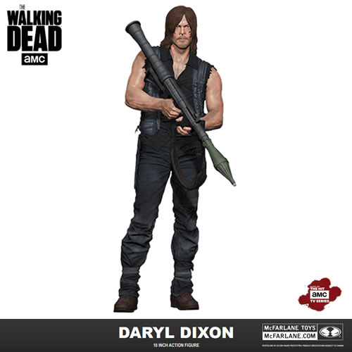 The Walking Dead Figures (TV Version) - 10" Daryl w/ Rocket Launcher Deluxe Figure