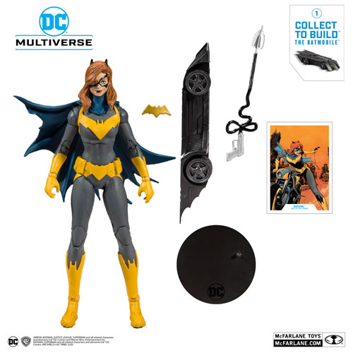 DC Multiverse Figures - 7" Scale Batgirl (Art Of The Crime) (Build-A-Batmobile) 