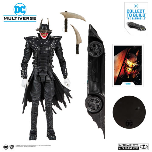 DC Multiverse Figures - 7" Scale The Batman Who Laughs (Build-A-Batmobile)  