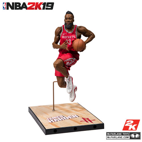 NBA 2K19 Figures - Series 01 - James Harden - Houston Rockets