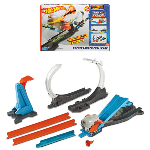 1:64 Scale Diecast - Hot Wheels - Track Builder - Rocket Launch Challenge