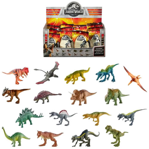 Jurassic World Figures - 24pc Mini Dino Blind Bag Display