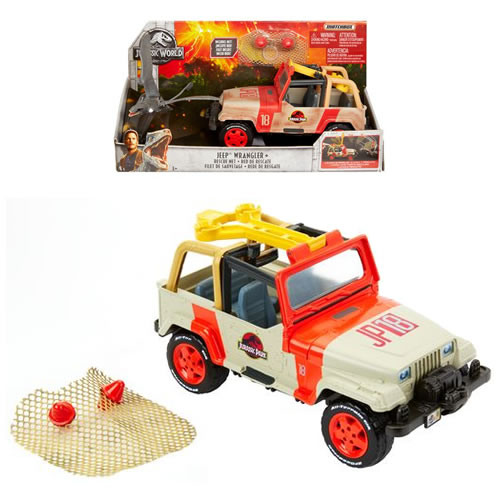 Matchbox - Jurassic World - Jeep Wrangler w/ Net