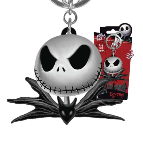 Nightmare Before Christmas Keychains - Pewter Jack